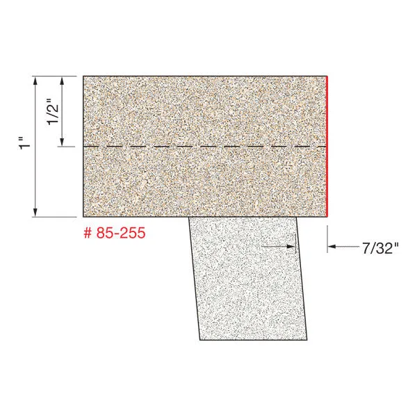 Freud 85-255 1/2" (Dia.) Overhang Trim & Cut Out