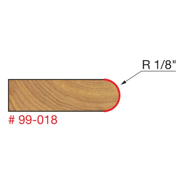 Freud 99-018 1/8" Radius Canoe Joint Bit
