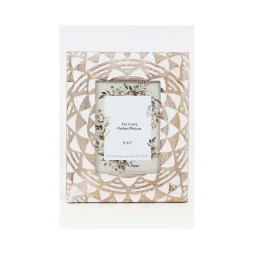 Geometric Wood Frame - 5x7