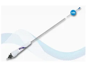 Glomex RA106SLSSB18 Stainless Steel Whip Antenna with 18M Cable