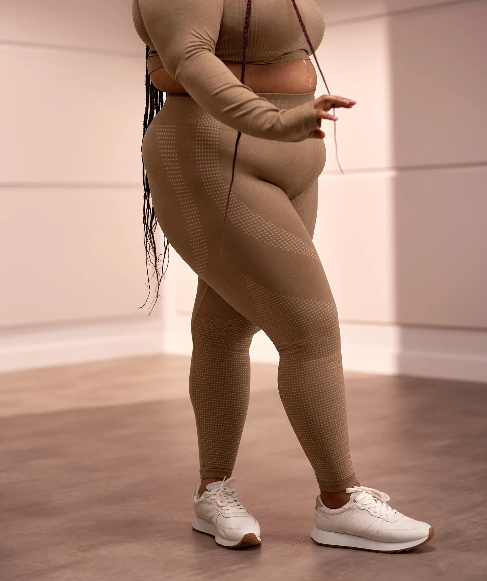 Gymshark Vital Seamless 2.0 Leggings - Fawn Marl
