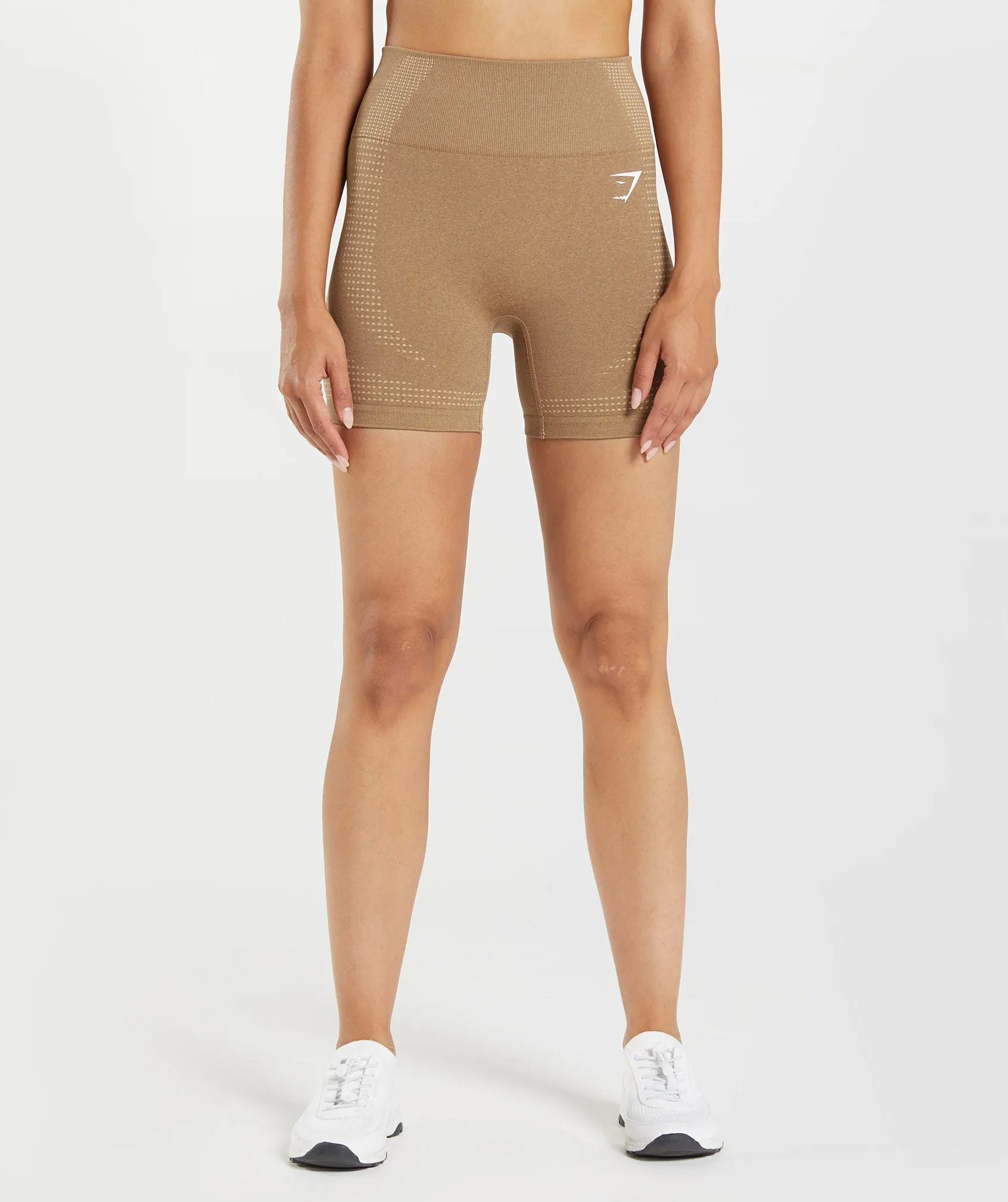 Gymshark Vital Seamless 2.0 Shorts - Fawn Marl