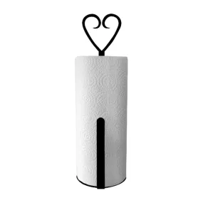 Heart Paper Towel Holder Holder Vertical Wall Mount