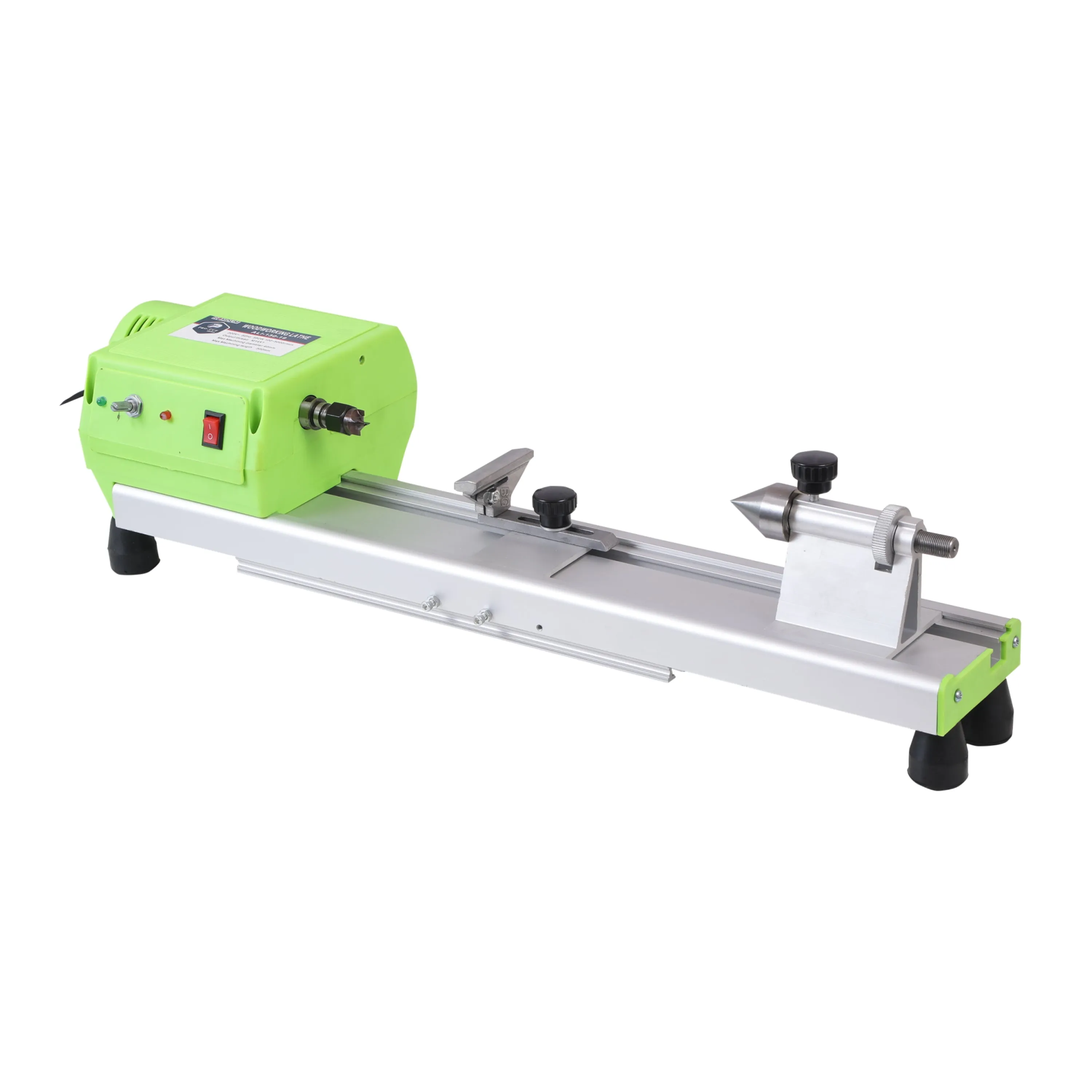 Homdum 580W High Speed Wood Lathe Machine Variable Speed 100-5000 RPM Perfect for High Speed Sanding and Polishing of Finished Work Wood Turning Lathe 12 inch