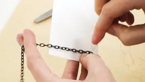 How to Secure Chain for Bead Embroidery
