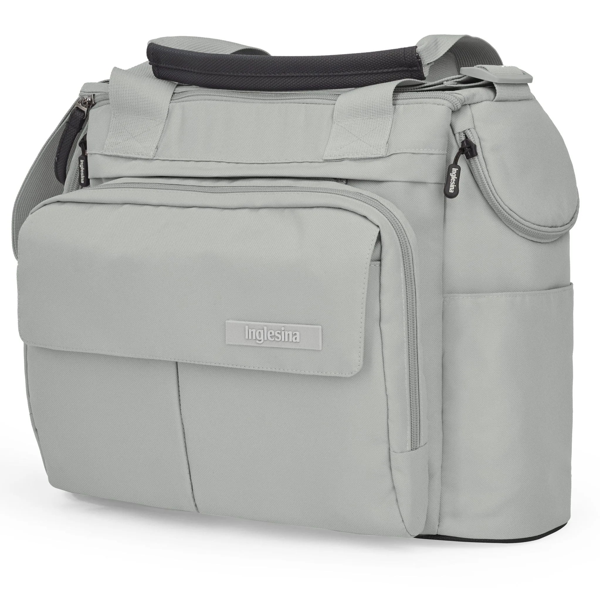 Inglesina Electa System Quattro in Greenwich Silver with Darwin car seat and i-Size 360 base