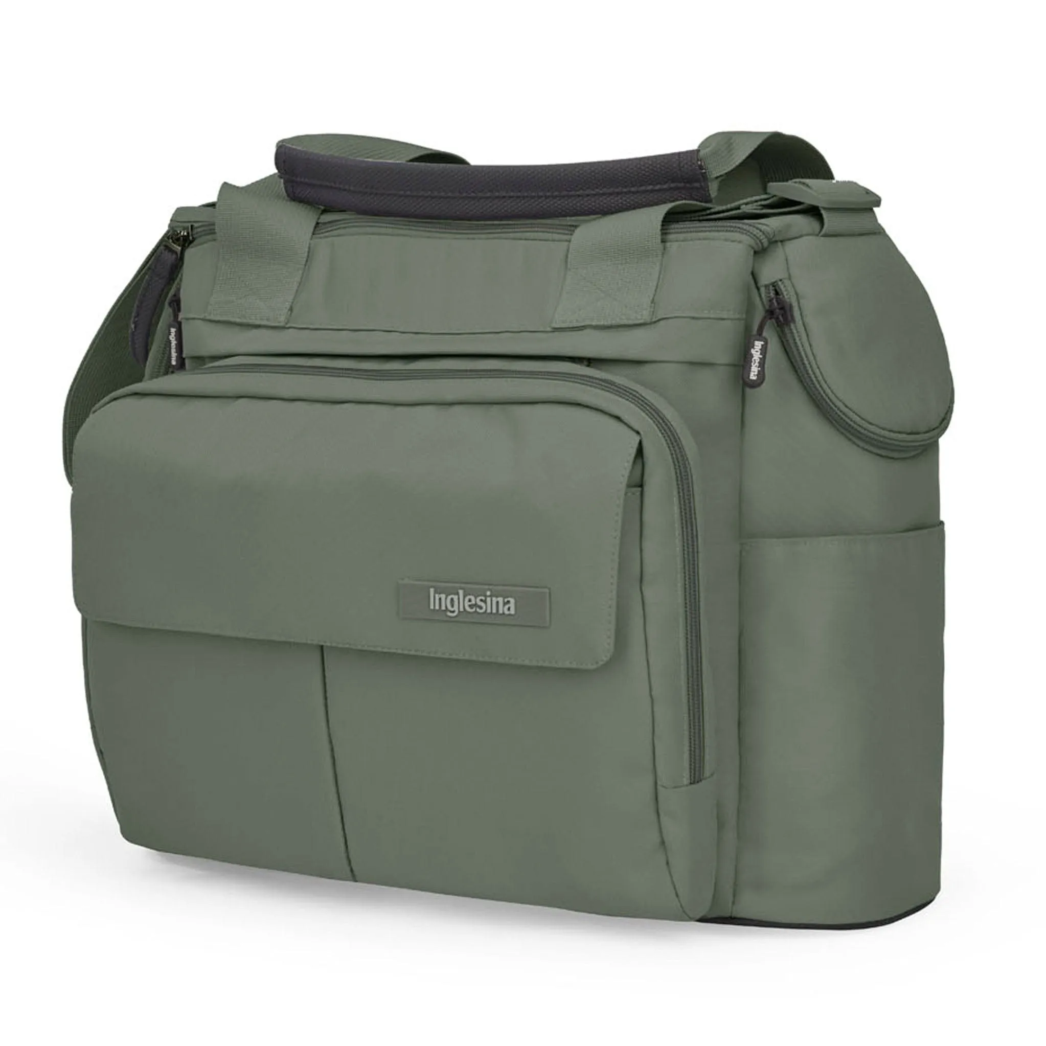 Inglesina Electa System Quattro in Tribeca Green with Darwin car seat and i-Size 360 base
