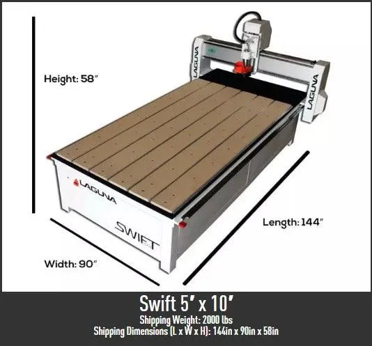 LAGUNA- CNC Routers Swift Furniture - Rapid Prototyping - Budget Friendly
