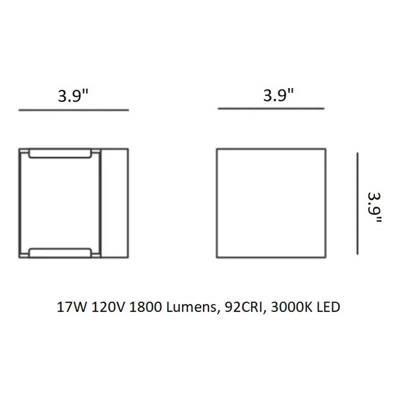 Laser Cube Wall Light