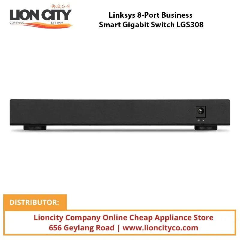 Linksys 8-Port Business Smart Gigabit Switch LGS308