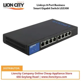 Linksys 8-Port Business Smart Gigabit Switch LGS308