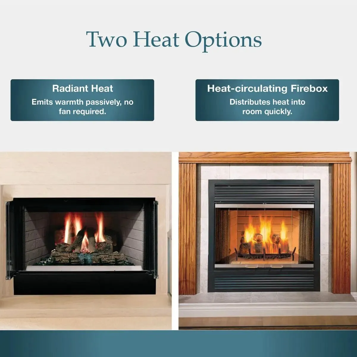 Majestic Sovereign 42" Radiant Wood-Burning Fireplace SA42R