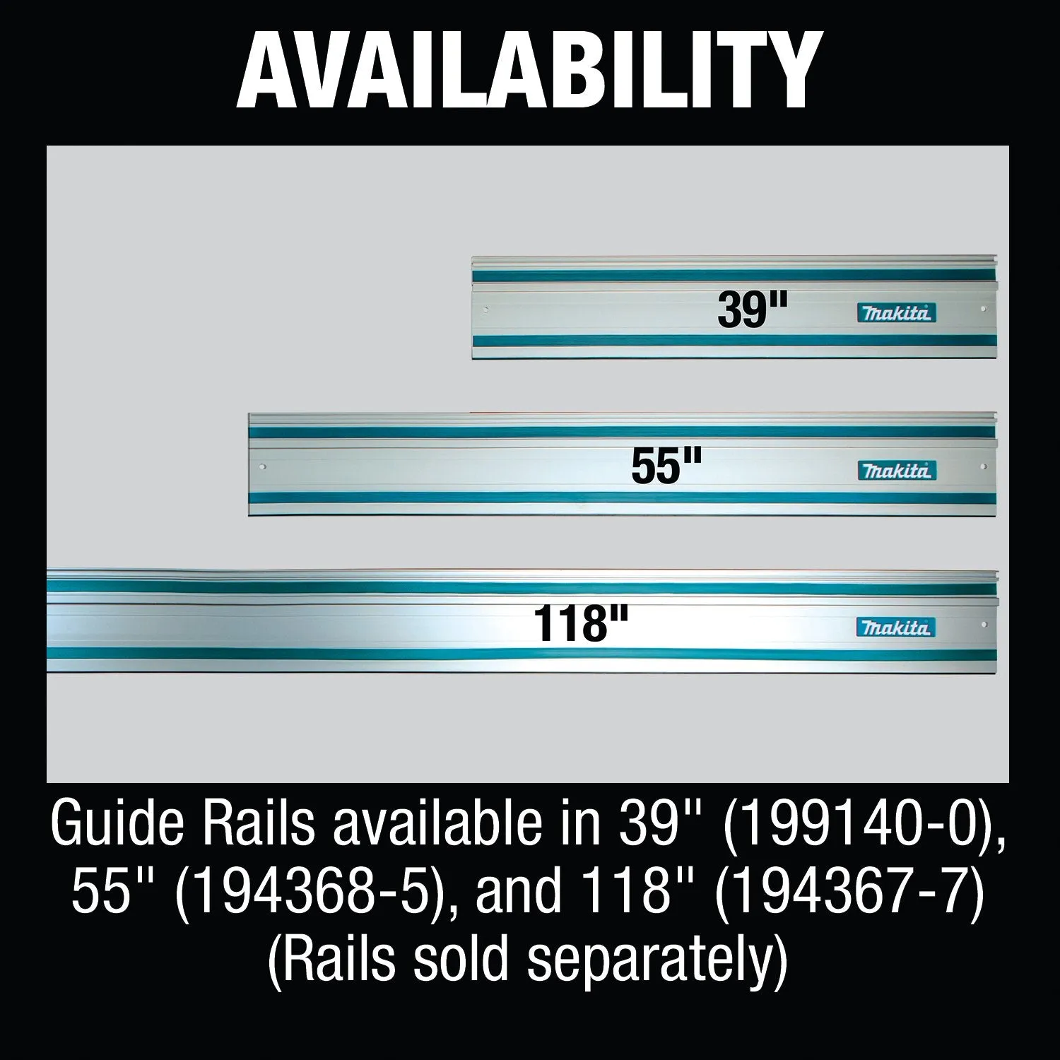 Makita (194367-7) 118" Guide Rail
