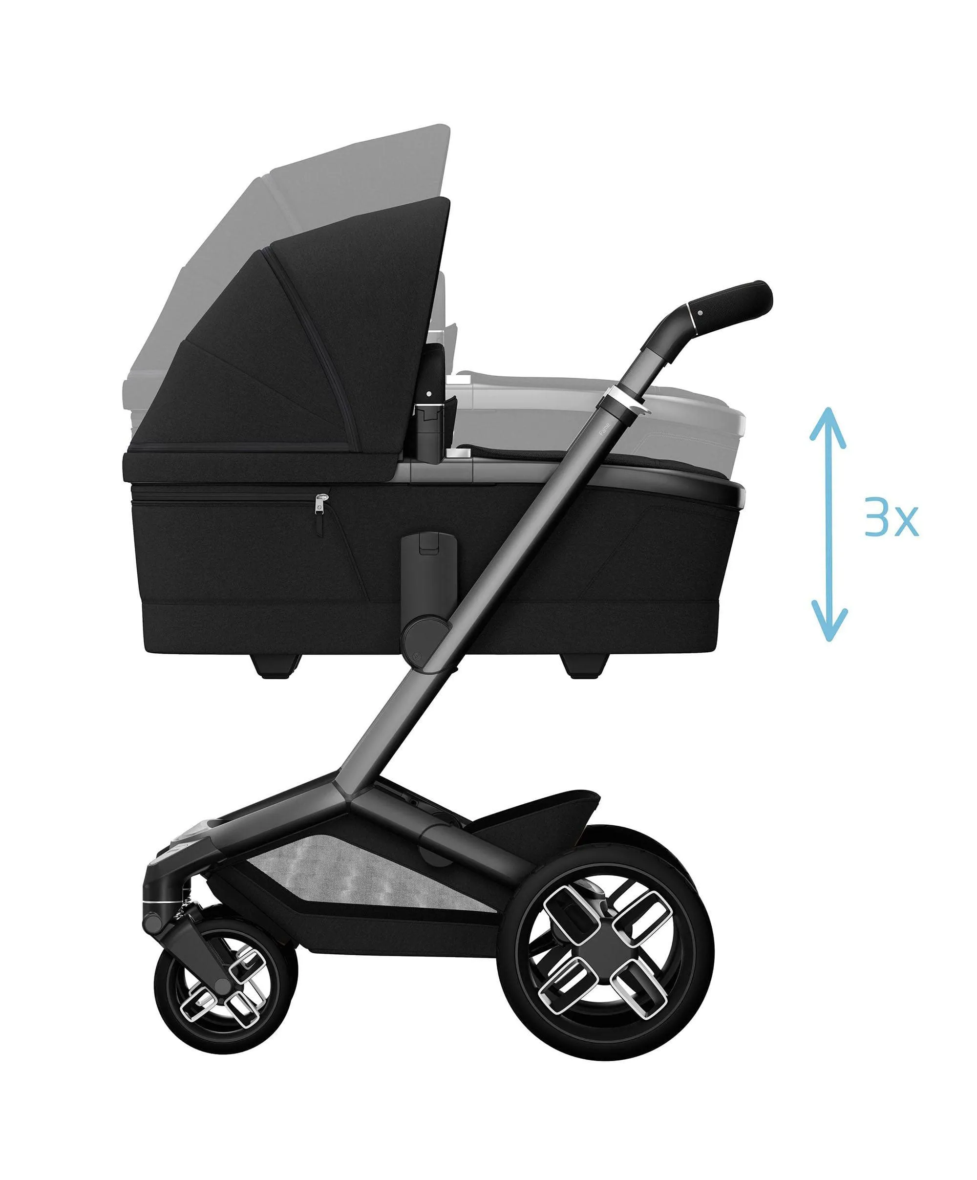 Maxi-Cosi Fame Carrycot – Twillic Black