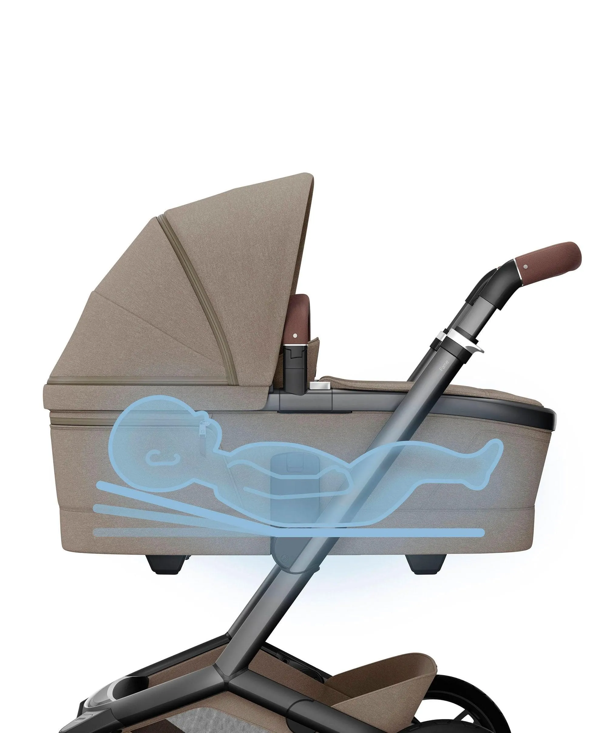 Maxi-Cosi Fame Carrycot – Twillic Truffle