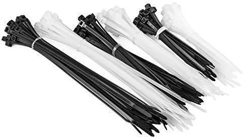 Maximm Cat6 Flat Ethernet Cable, 3 Feet, Black - 6 Pack - High Speed Internet LAN Cable with Snagless RJ45 Connectors for Fast Computer Networking   Cable Clips and Ties