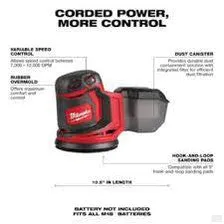 Milwaukee M18™ Random Orbit Sander (Tool Only) 2648-20
