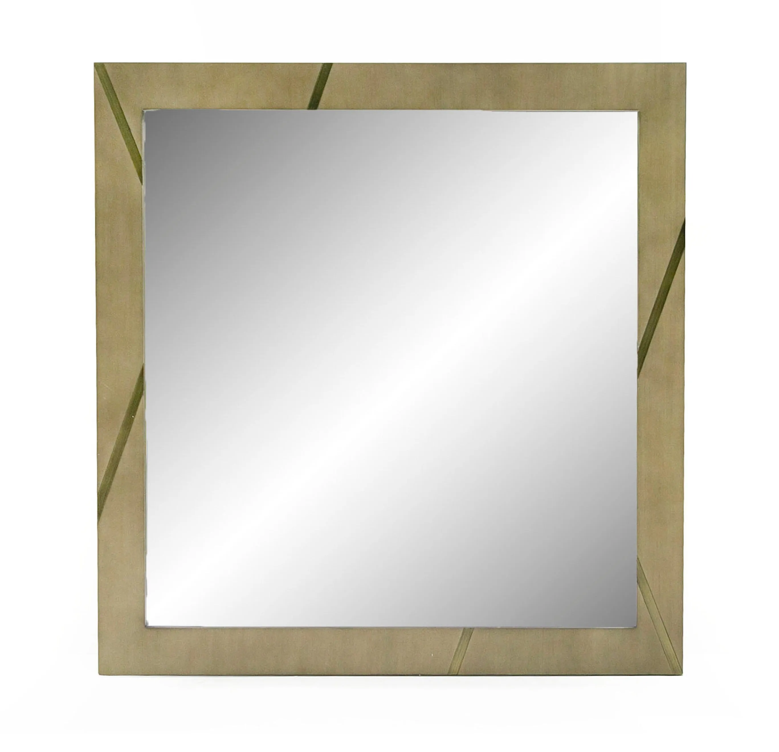 Modrest Nixa - Modern Birch   Brushed Bronze Mirror