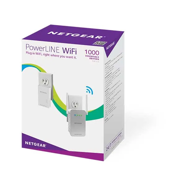 NETGEAR PLW1000-100NAS PowerLINE 1000   WiFi Access Point and Adapter with Gigabit Port