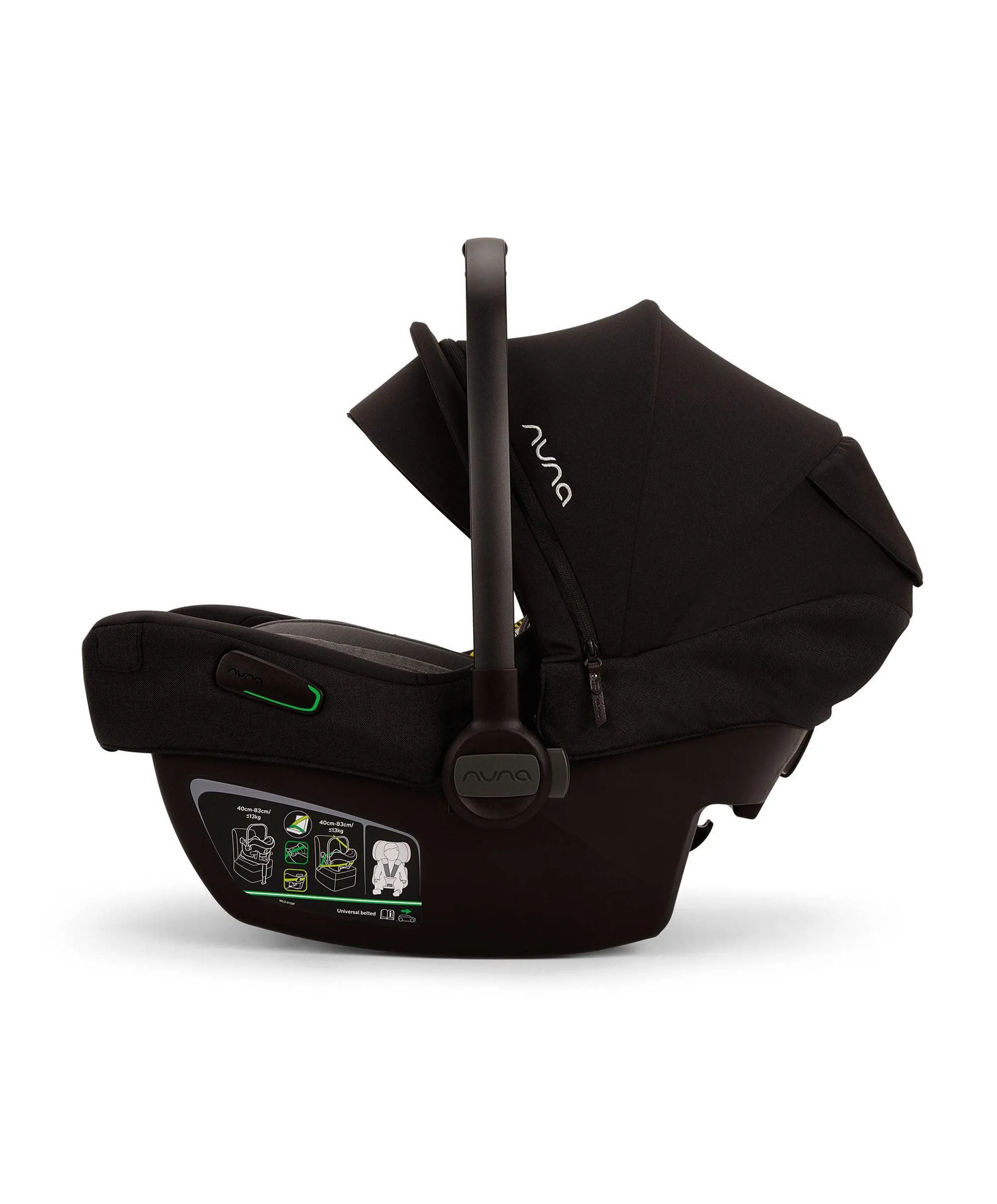 Nuna Swiv Pushchair Bundle with Pipa Next Car Seat - Caviar