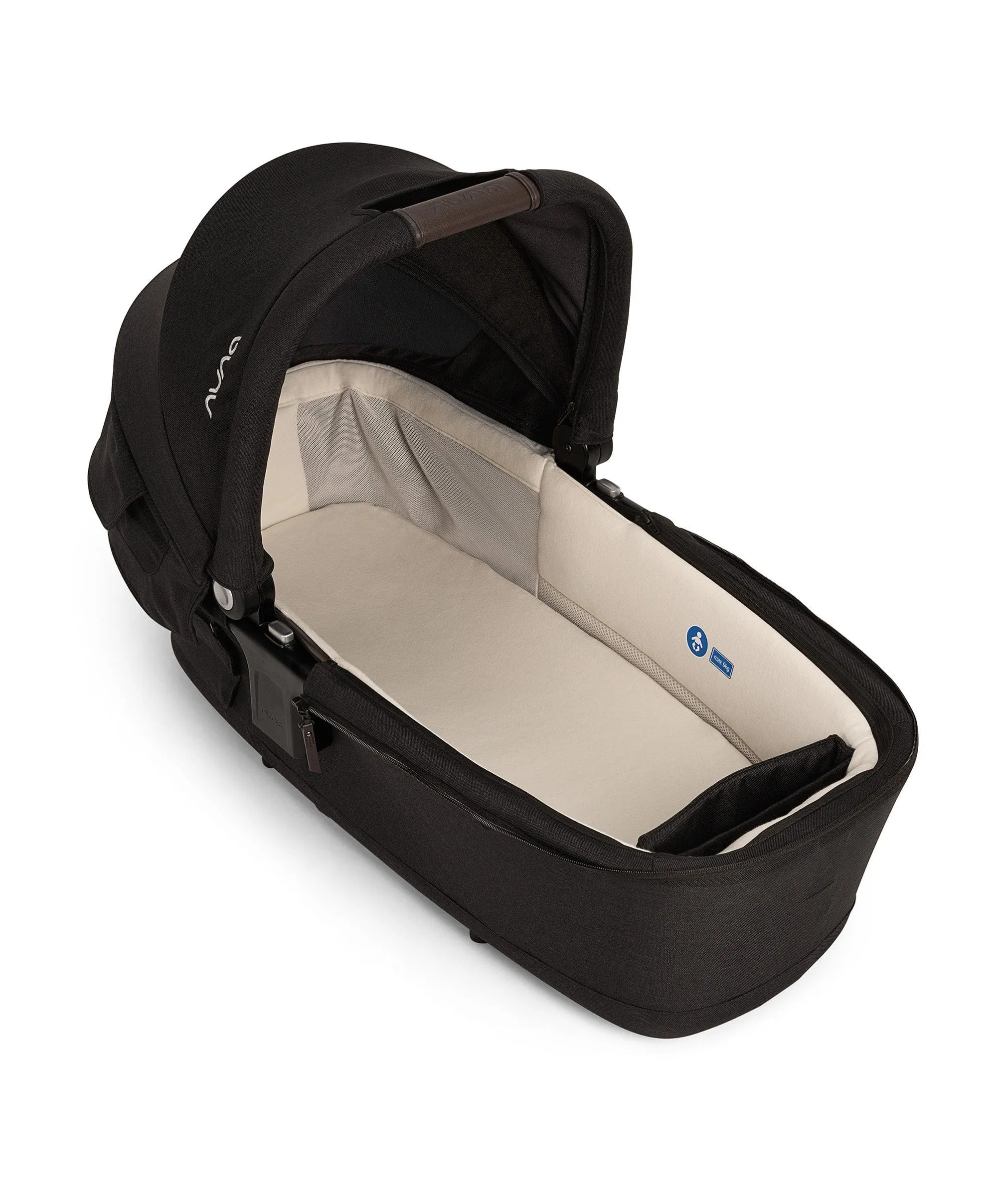 Nuna Triv Next Pushchair 4 Piece Travel Bundle with PIPA Next Car Seat & Base - Caviar