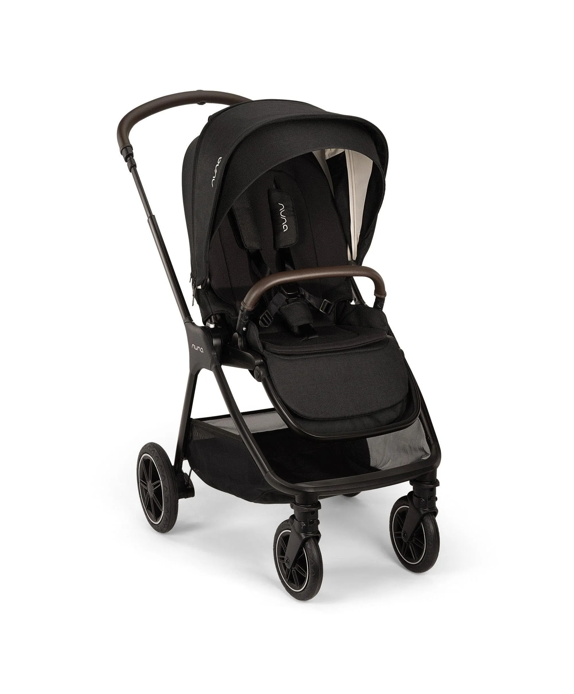 Nuna Triv Next Pushchair 4 Piece Travel Bundle with TODL Next Car Seat & Base - Caviar