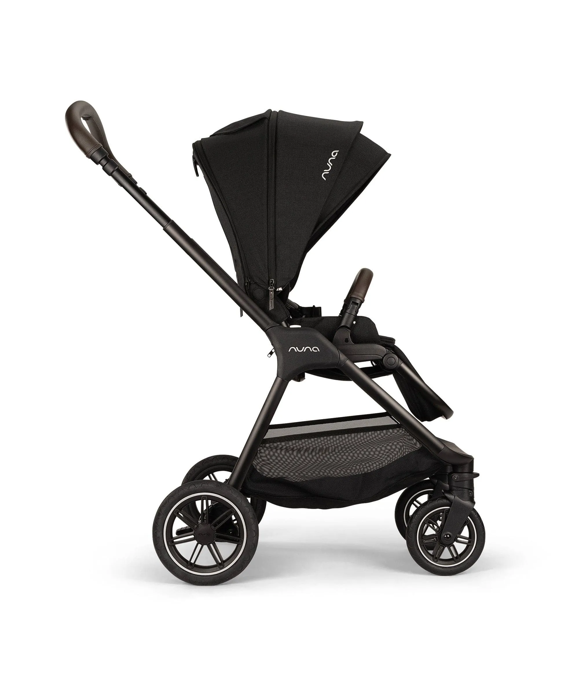 Nuna Triv Next Pushchair 4 Piece Travel Bundle with TODL Next Car Seat & Base - Caviar