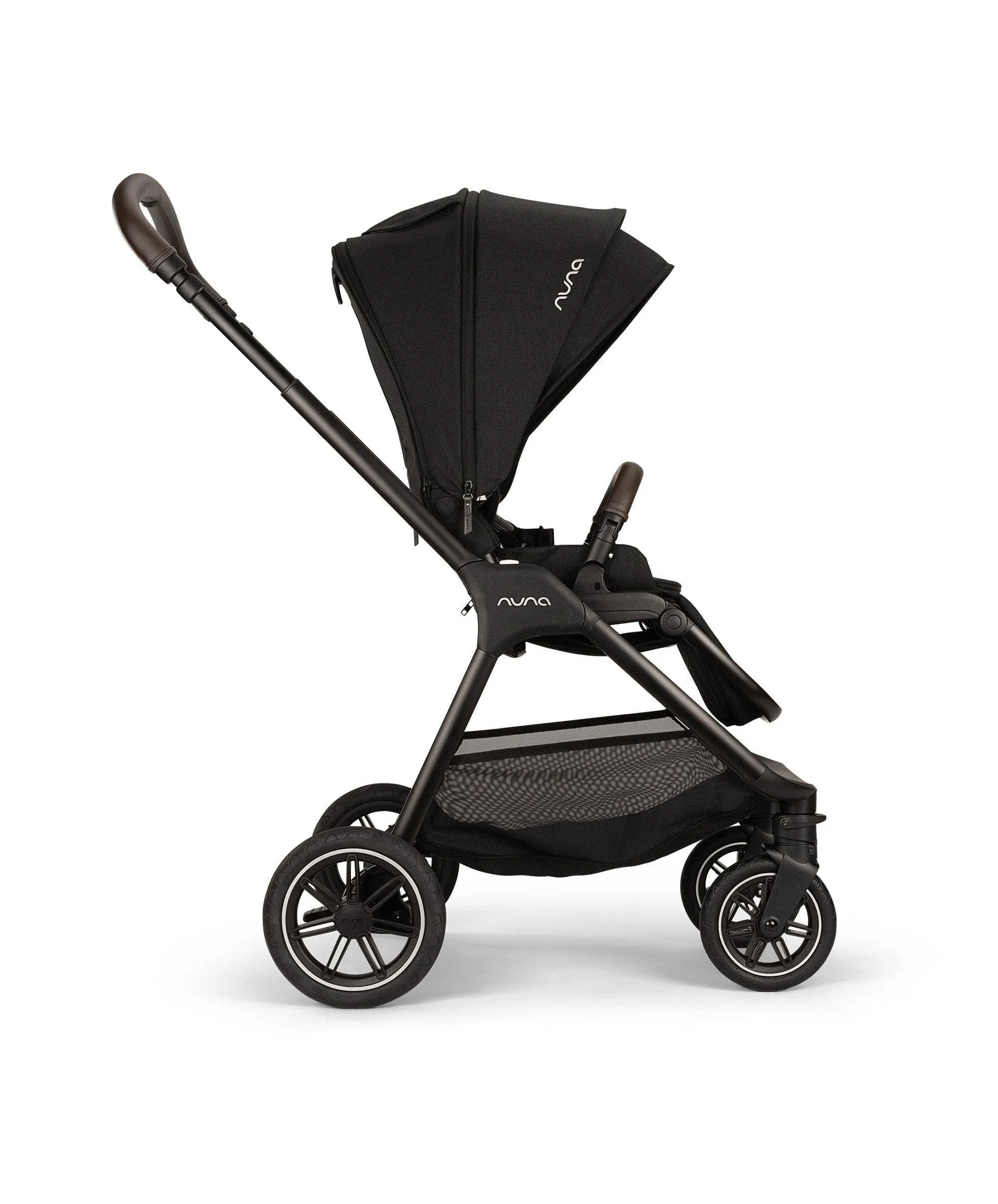 Nuna Triv Next Pushchair 4 Piece Travel Bundle with TODL Next Car Seat & Base - Caviar