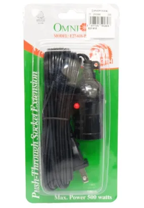 Omni Push Through Socket Extension 6M