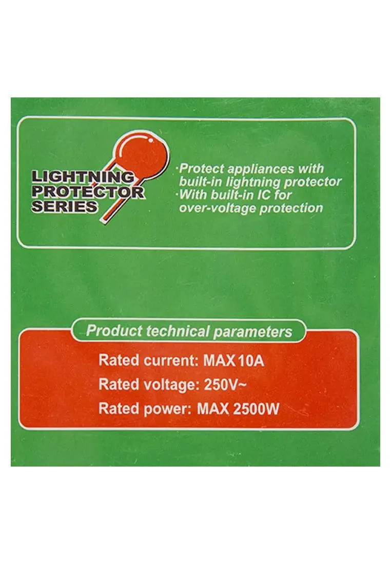 Omni Universal Outlet Extension Cord with Switch