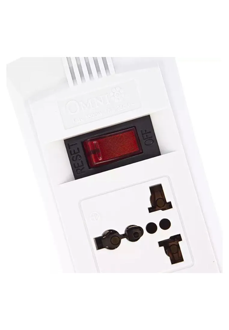 Omni Universal Outlet Extension Cord with Switch