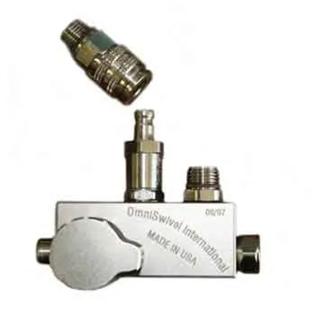 OmniSwivel  Quick Disconnect Set w/Check Valve