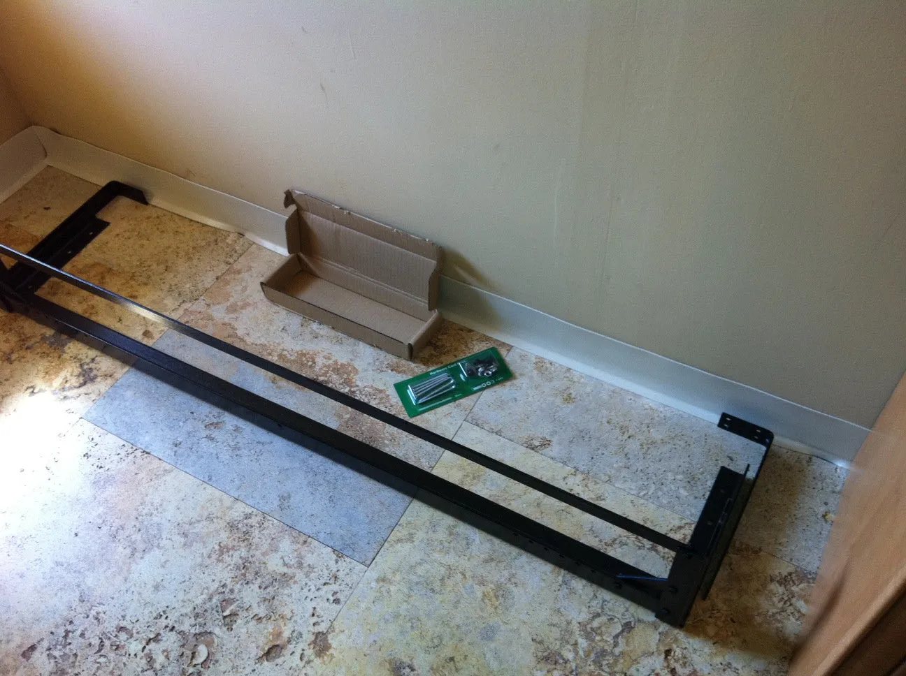 Pair of Wall Mount Brackets for Door Bed Frame