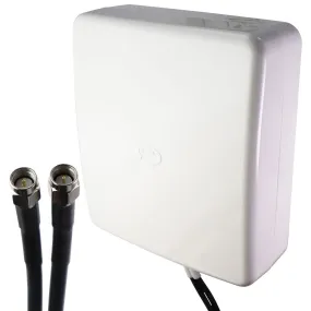 Panorama Ultra Wideband MIMO Antenna with Gain - White (WMMG-7-27-5SP)