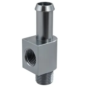 Port Adapter Fitting - NPT1/8in male to 3/8 Push-on, NPT1/8 female port