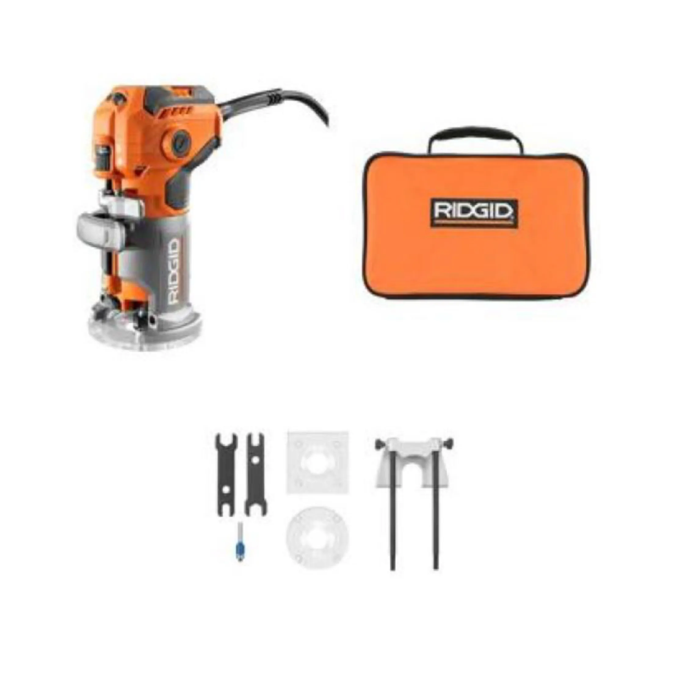 RIDGID 5.5 Amp Corded Compact Fixed-Base Router