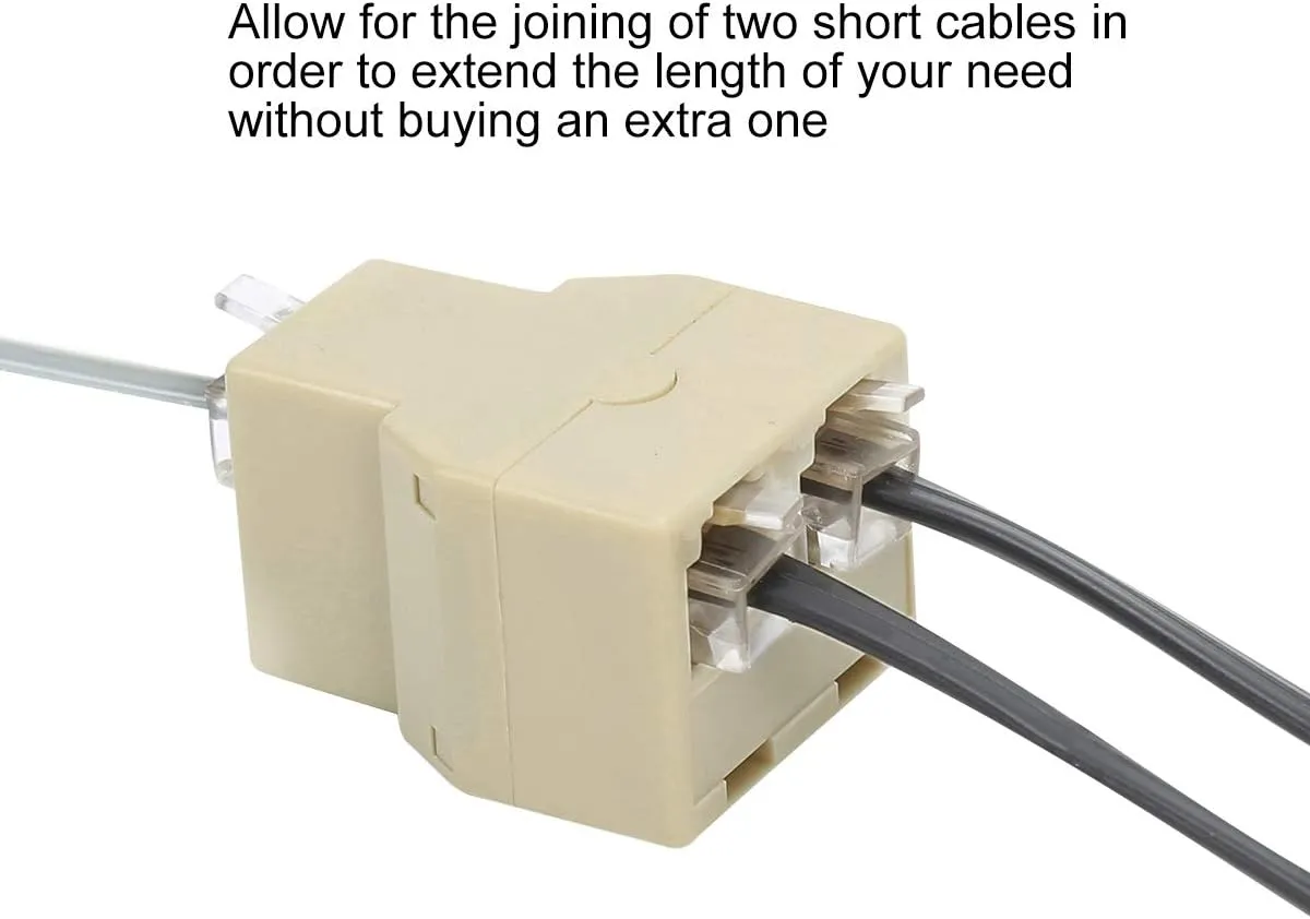 Rj11 Modular Adapter 2 Port