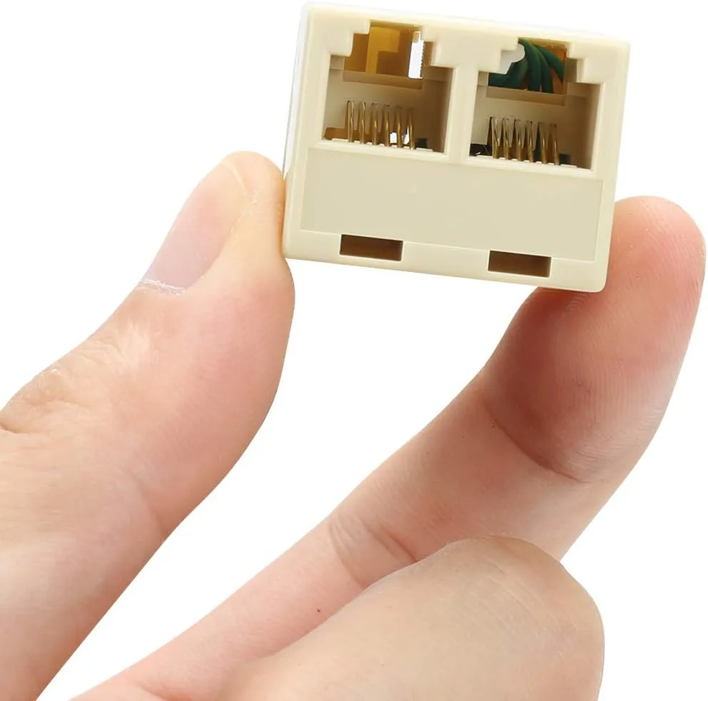 Rj11 Modular Adapter 2 Port