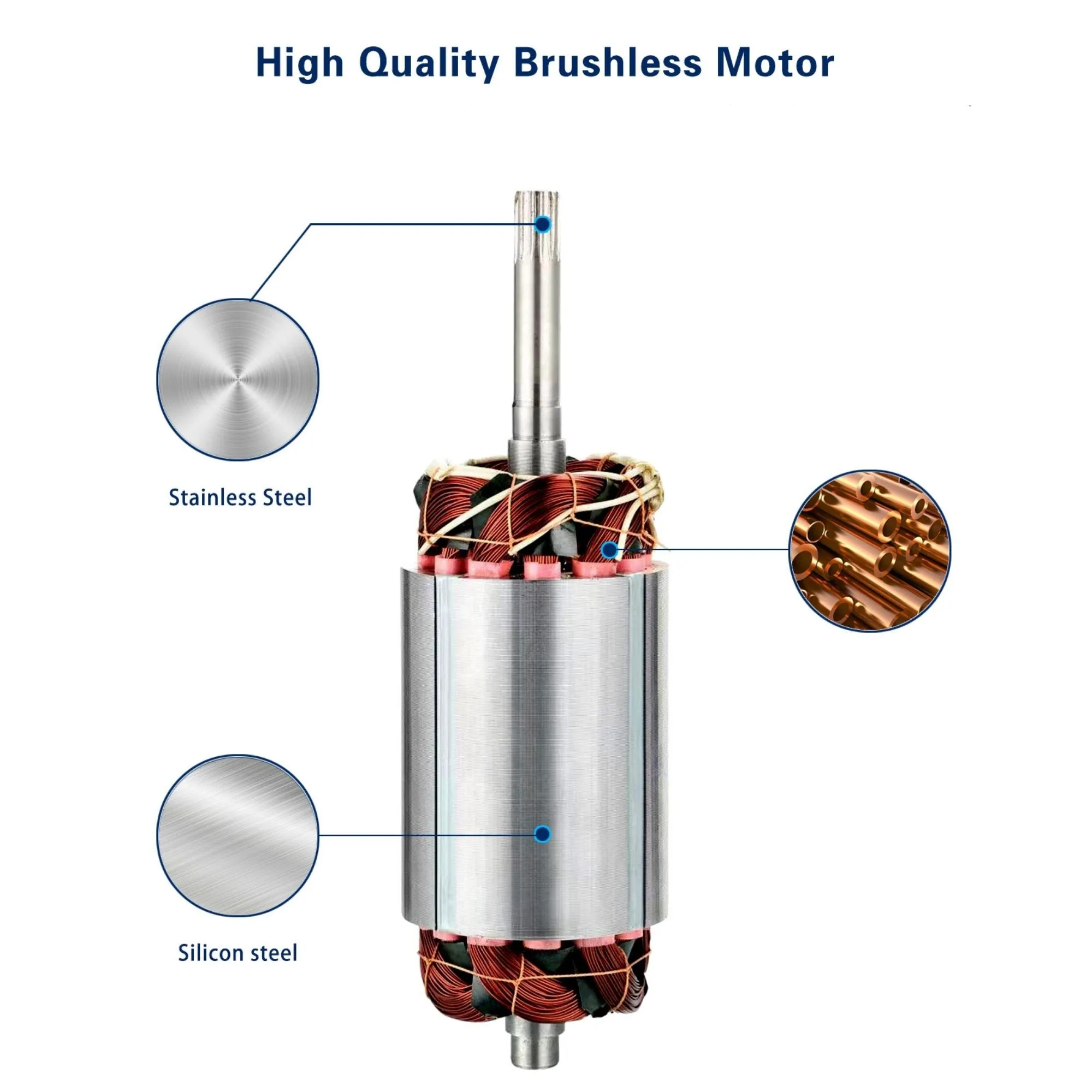 Rocksolar 20-48V 0.4HP Solar DC Brushless Submersible Pump with Built in Controller