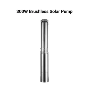 Rocksolar 20-48V 0.4HP Solar DC Brushless Submersible Pump with Built in Controller