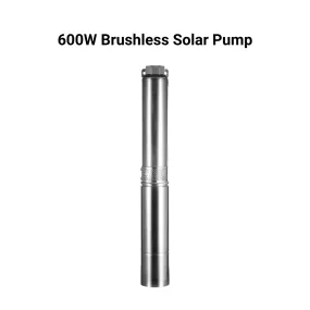 Rocksolar 40-96V 0.8HPSolar DC Brushless submersible Pump with Built in Controller