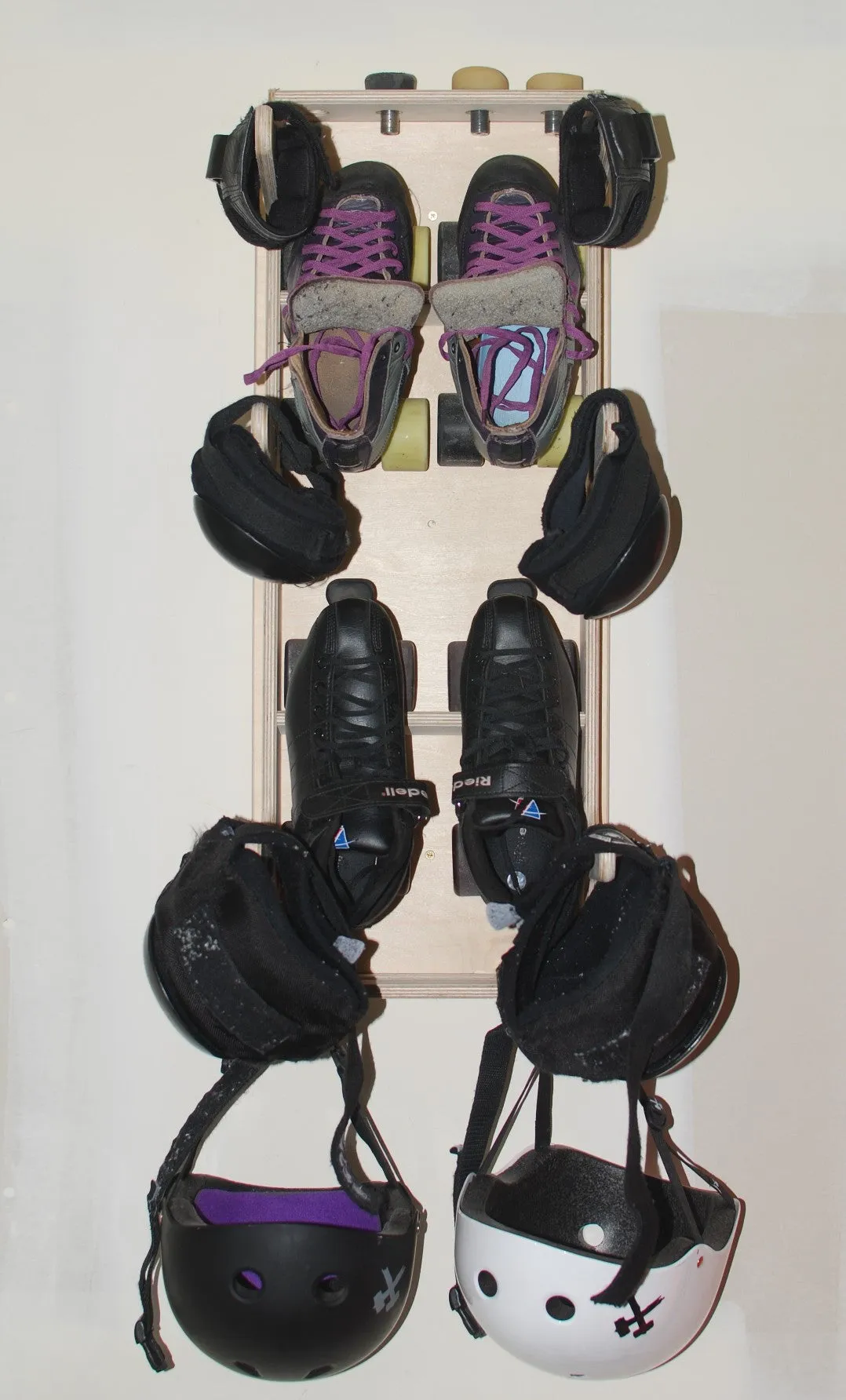 Roller Derby Gear Rack