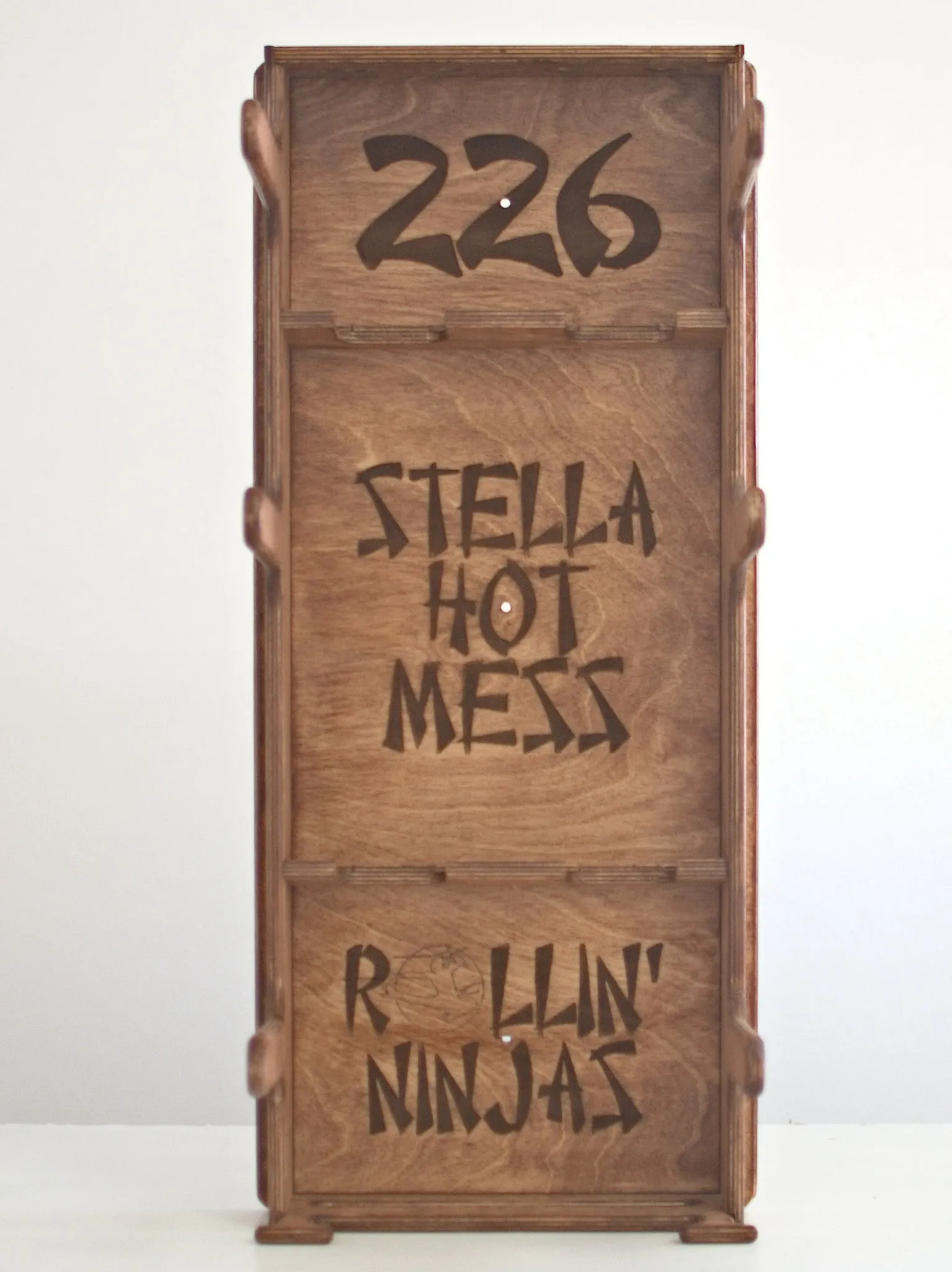 Roller Derby Gear Rack