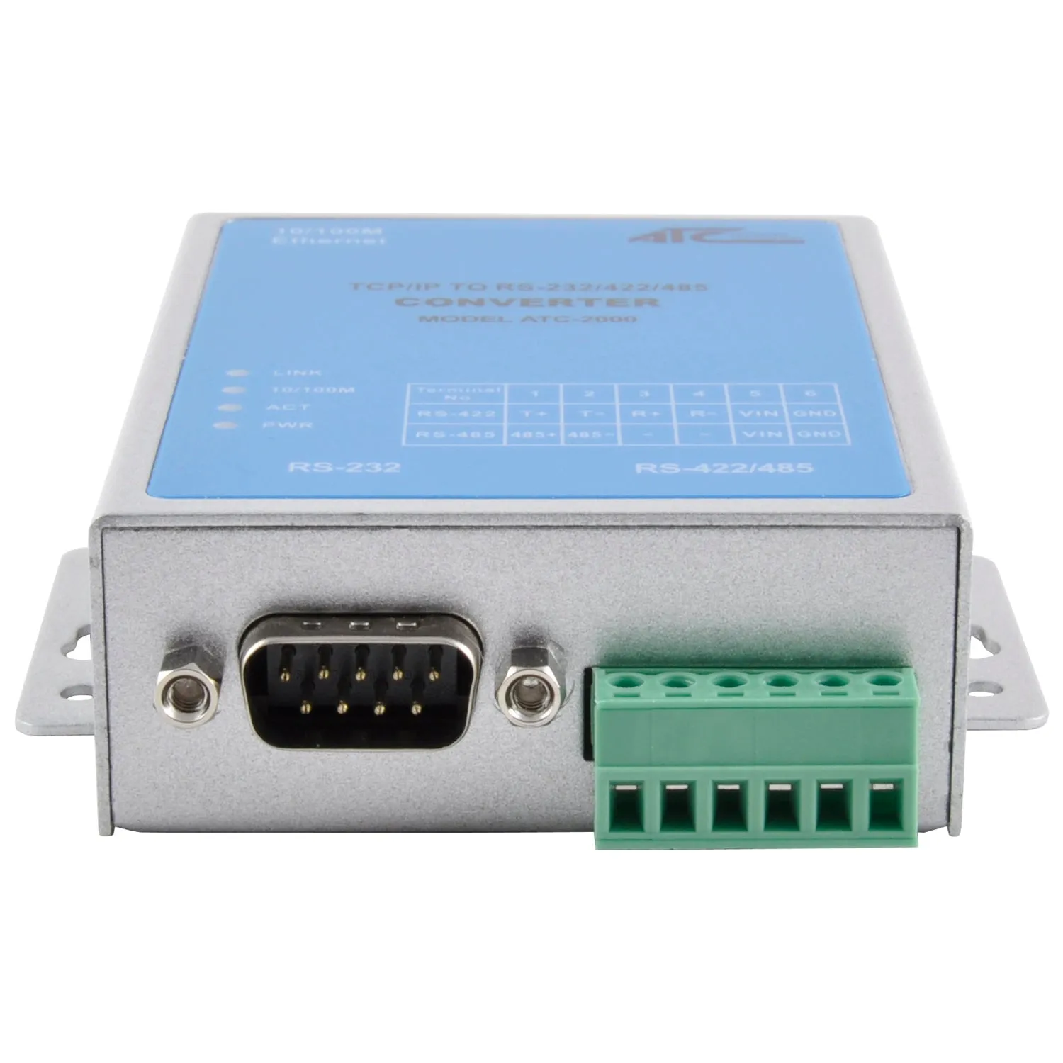 RS232 Ethernet Converter-ATC-2000 Industrial 1 Port Serial to Ethernet