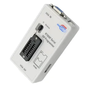 RT809F Serial ISP Programmer: with 12 adapters, 1.8v adapter, SOP8 test clip and EDID cable
