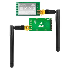 SX1278 LoRa Radio Wireless 433Mhz 410~441MHz UART Serial Module LoRaWAN Transmitter Receiver   433Mhz 3dBi SMA Antenna, Compatible with Arduino STM32 51 Single Chip Microcomputer