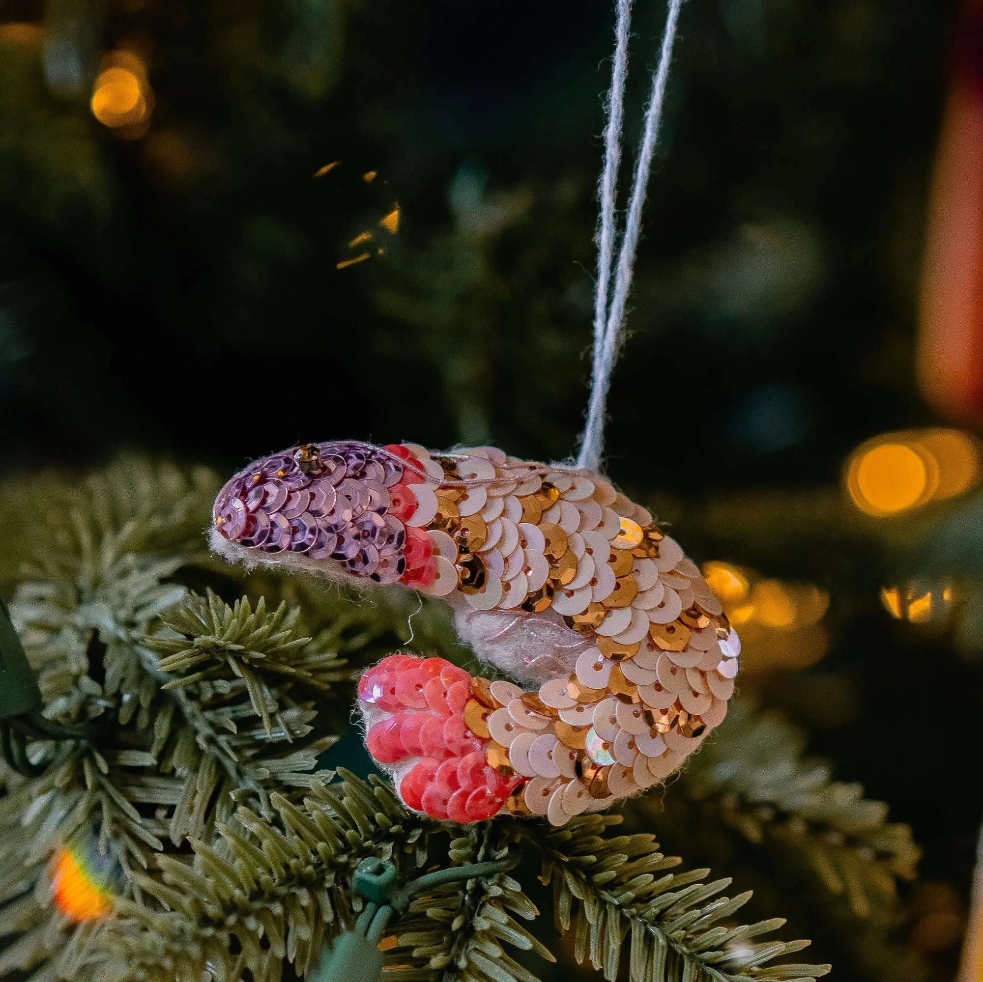 The Ultimate Prawn Star Hanging Sequin Decoration