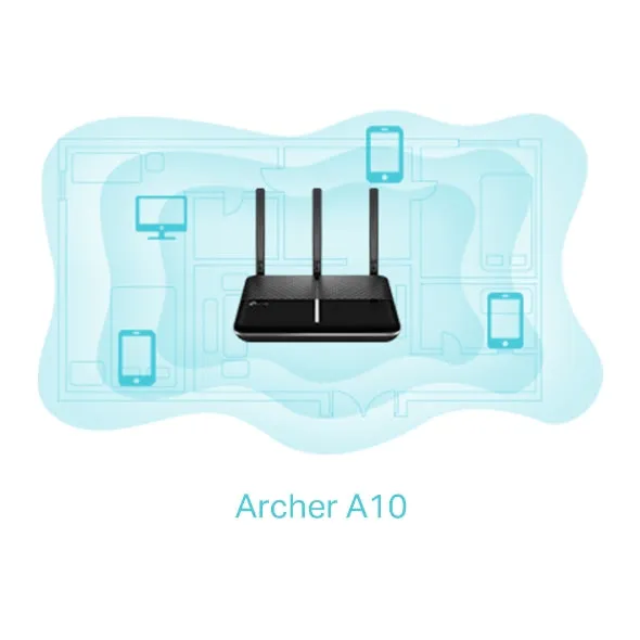 TP-Link ARCHER A10 AC2600 MU-MIMO WiFi Router
