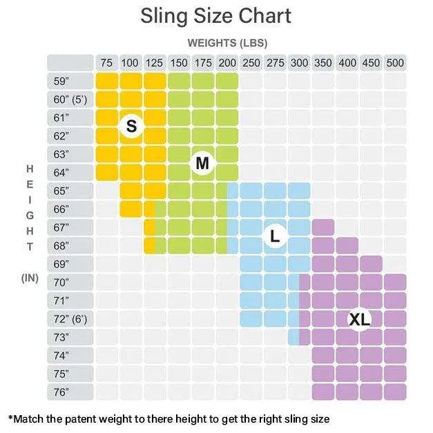 Universal Full Body Mesh Lift Sling with Commode Opening