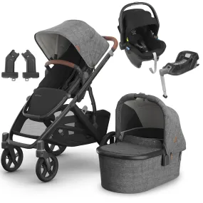 Uppababy Vista V3 Mesa & Base Travel System in Greyson